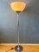 Space Age Guzzini Mid Century floor lamp with white acrylic shade