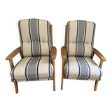 Paire de Fauteuils Vintage