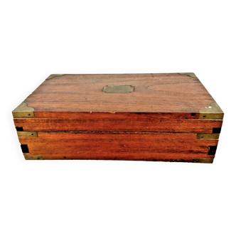 Old rectangular wooden box