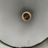 Enamelled sheet metal cone pendants