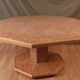 Table de salle a manger en placage de marbre