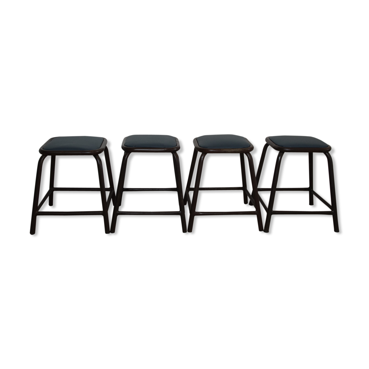 Lot of 4 industrial stools