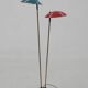 Lampe de sol mid-century par Drukov, années 1960.