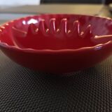 Red Melamine Ashtray Willert Home - USA- 1970s
