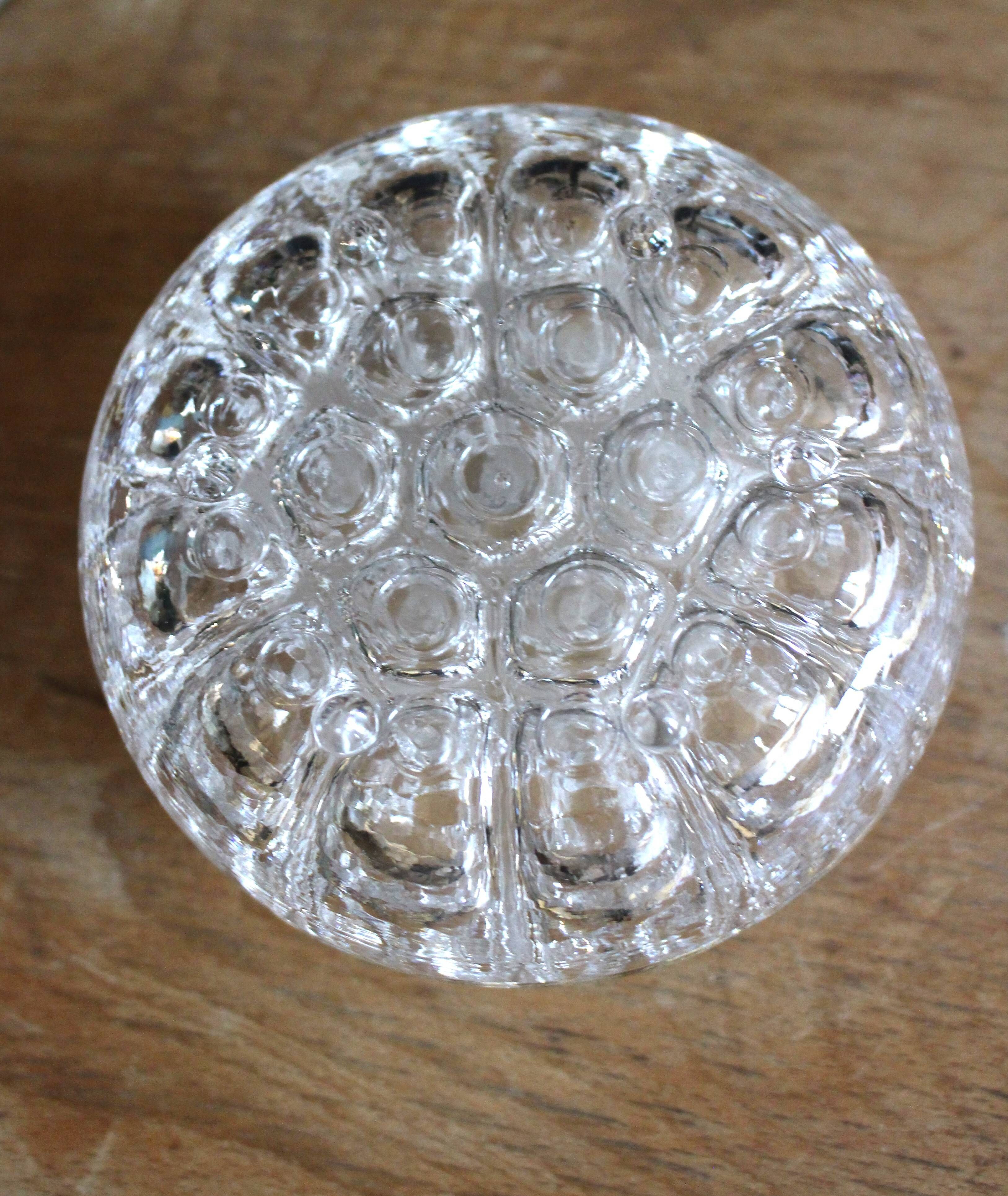 Round flower pick 20 vintage glass sunflowers