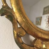 Baroque mirror gilded wood.