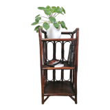 Vintage rattan shelf