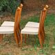 Lot de 4 chaises vintage
