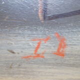 PAINTING oil painted on wood BOUQUET OF ROSES signed C.P., pretty frame ARTEMIS 1975, still life, CP