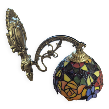 Wall light in glass