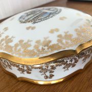 Limoges vintage porcelain jewelry box 1st communion