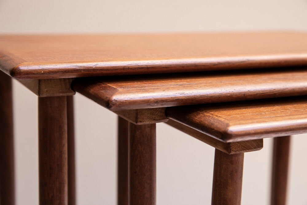 Suite of vintage nesting tables