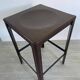 4 rare Matteo Grassi Warm Brown/Bordeaux Red Bark stools