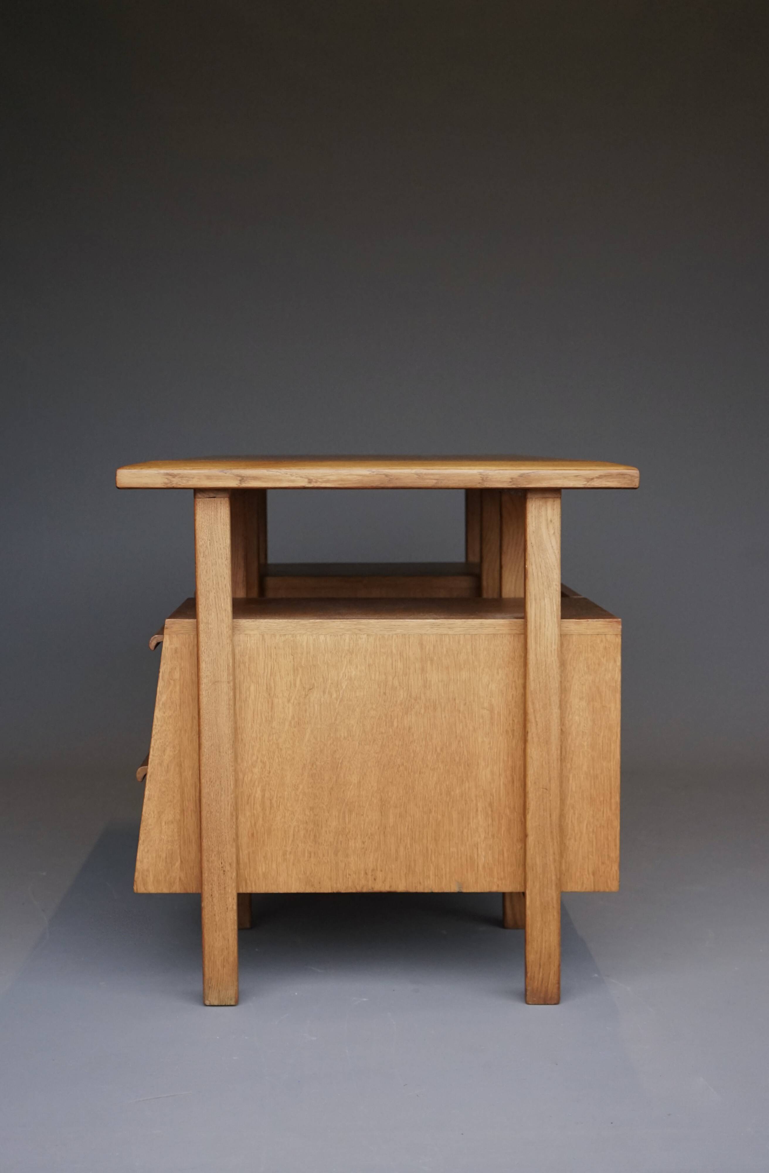 Oak desk. 1950s