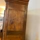 Bressane cabinet dated 1863, in walnut, ash and ash magnifying glass