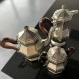 3-piece pewter service from the manor