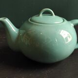 French vintage aquamarine tea set