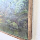 Oil painting "jungle" forest landscape