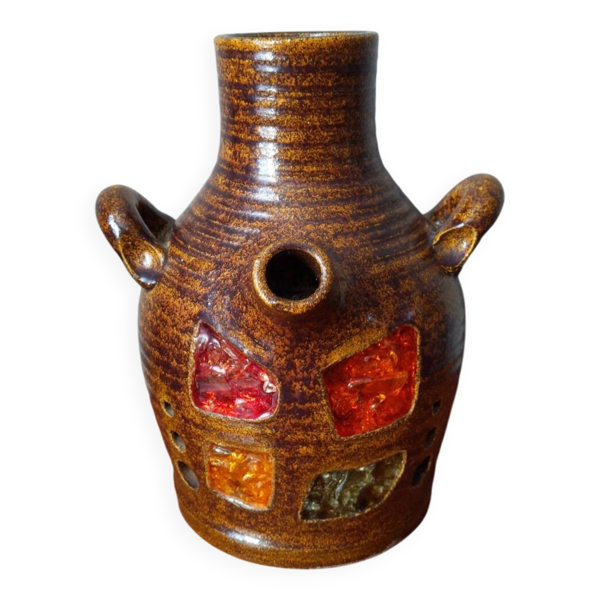 Pied de lampe accolay vintage décoration campagne brutaliste