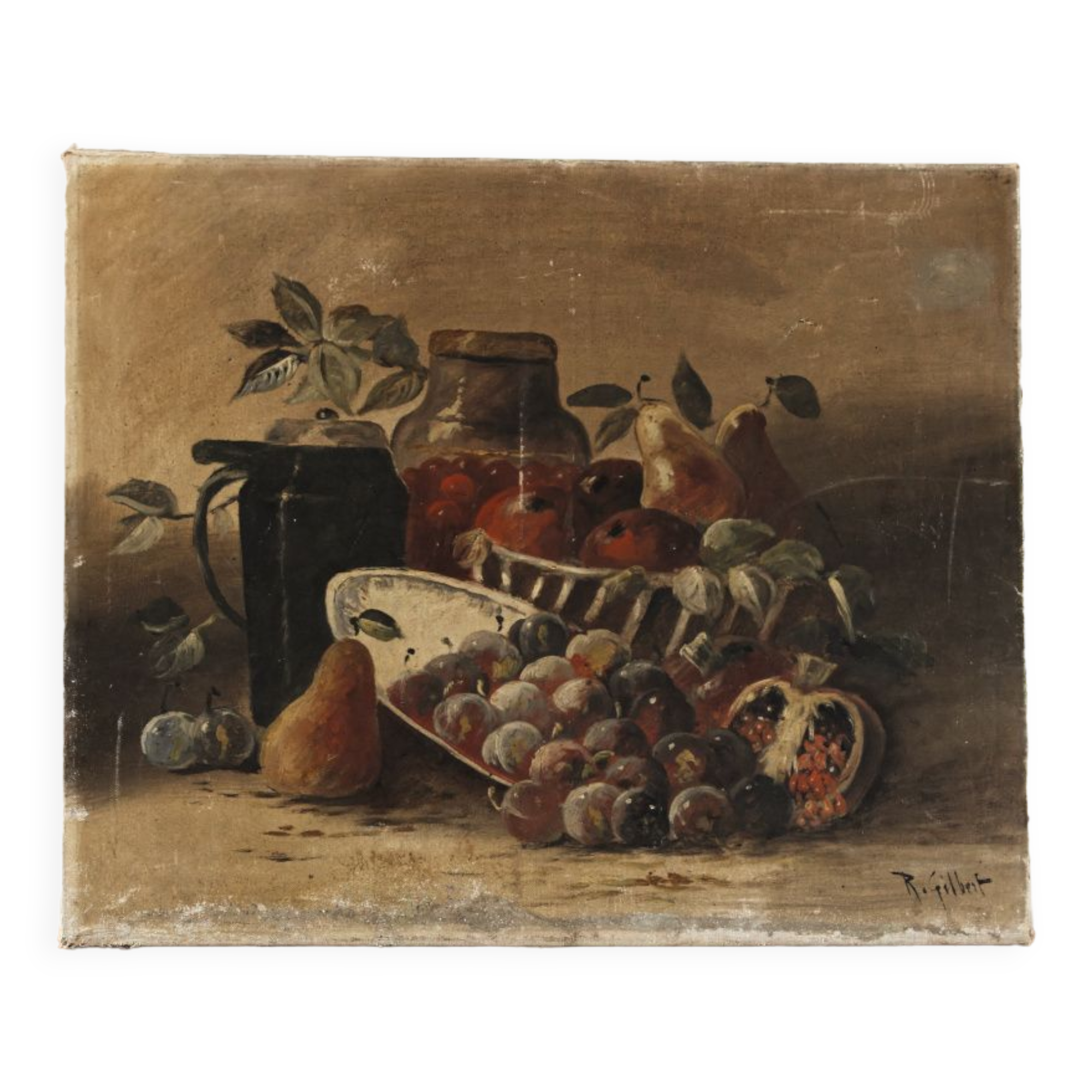 Still Life with Fruit, R. Gilbert