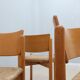 Vintage original set of 4 dining chairs