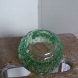 Bougeoir photophore verre vert