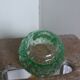 Green glass tealight holder