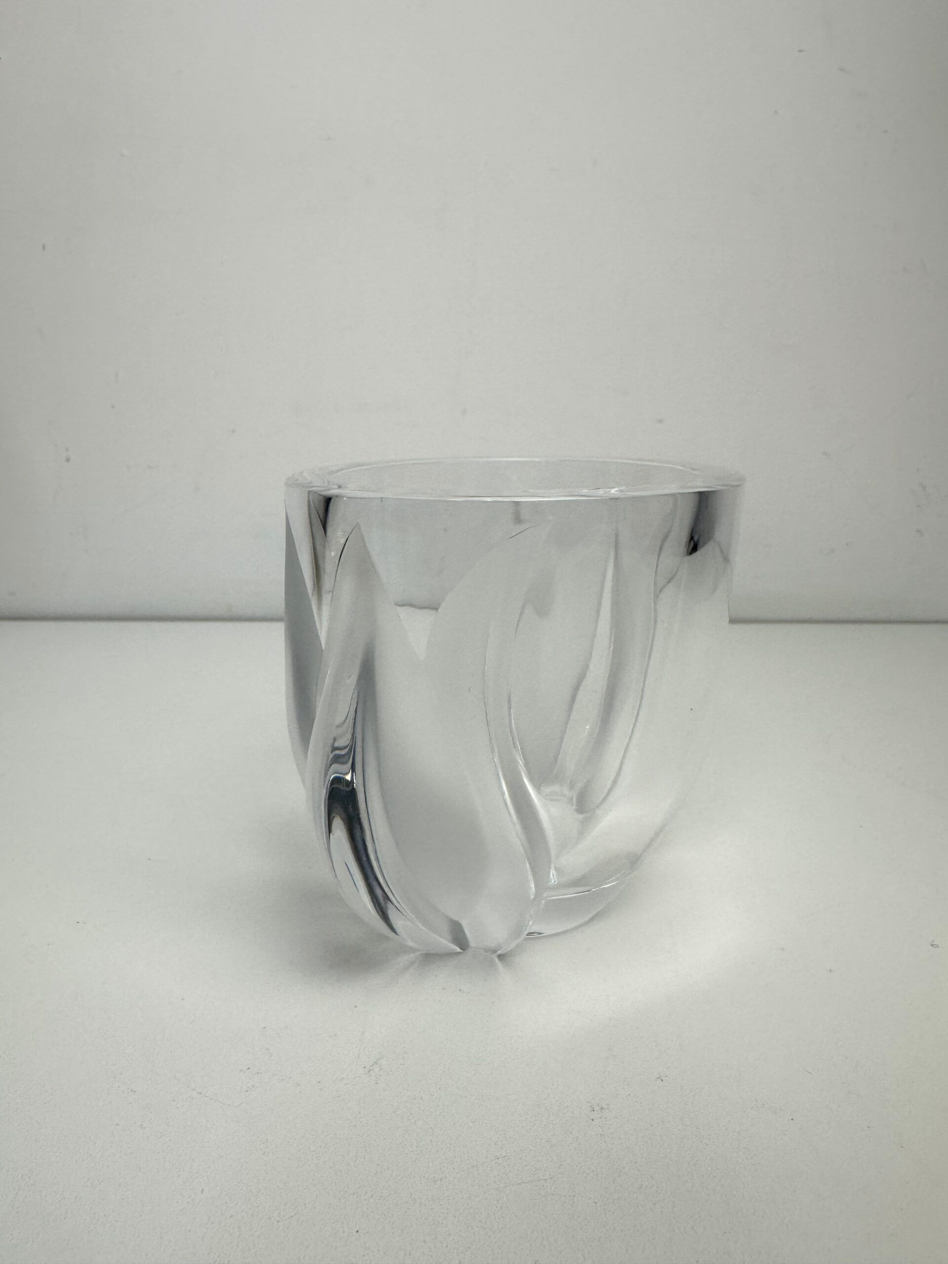 Lalique Vase Two Tulips