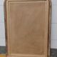 Vintage grand mirror in the 1970s style black and gold 109 x 79 cm