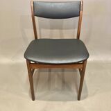 Set of 4 "Scandinavian design" chairs 1950
