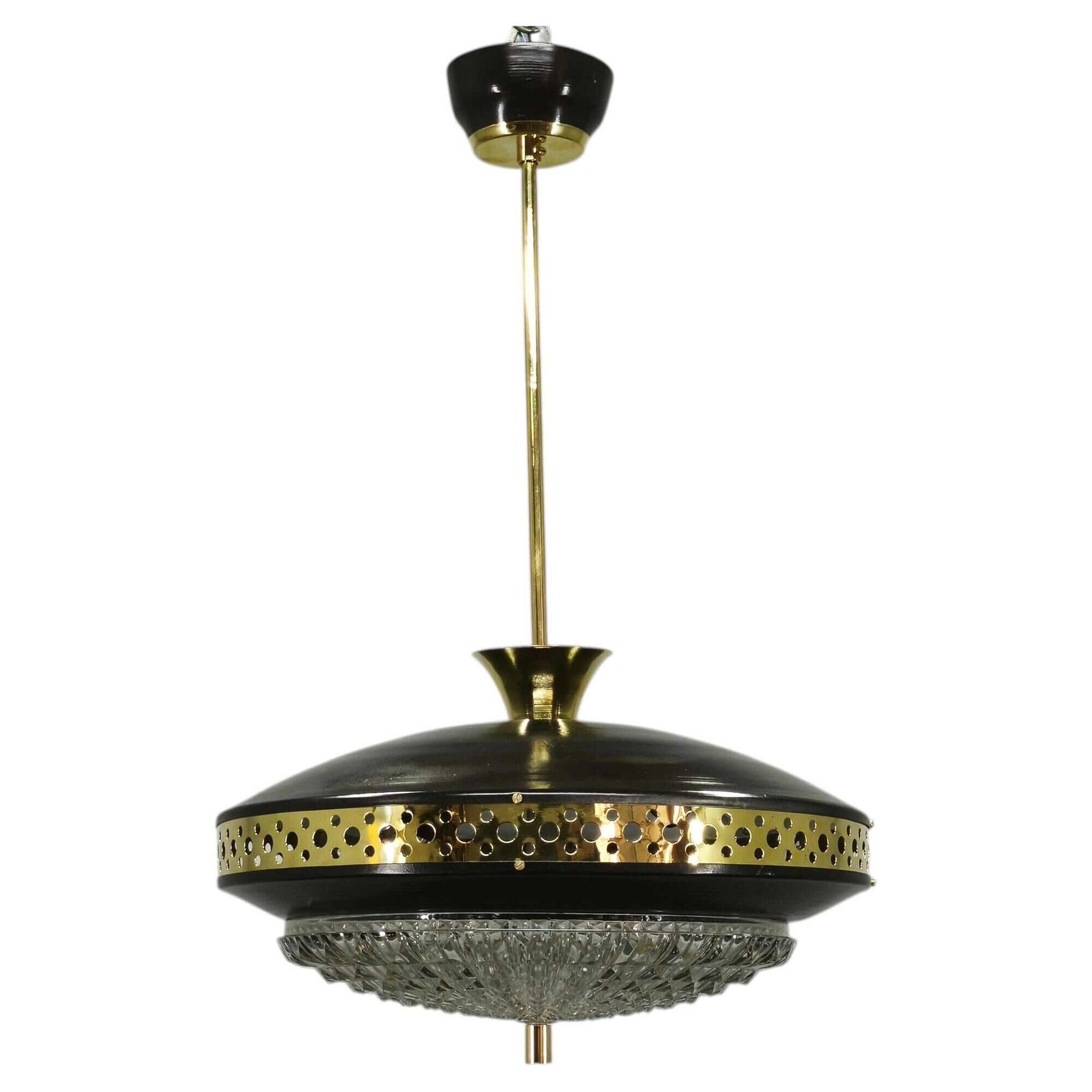 1960s Space Age UFO Pendant Light by Ludib Bratislava, Czechoslovakia