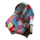 Plaid patchwork en laine
