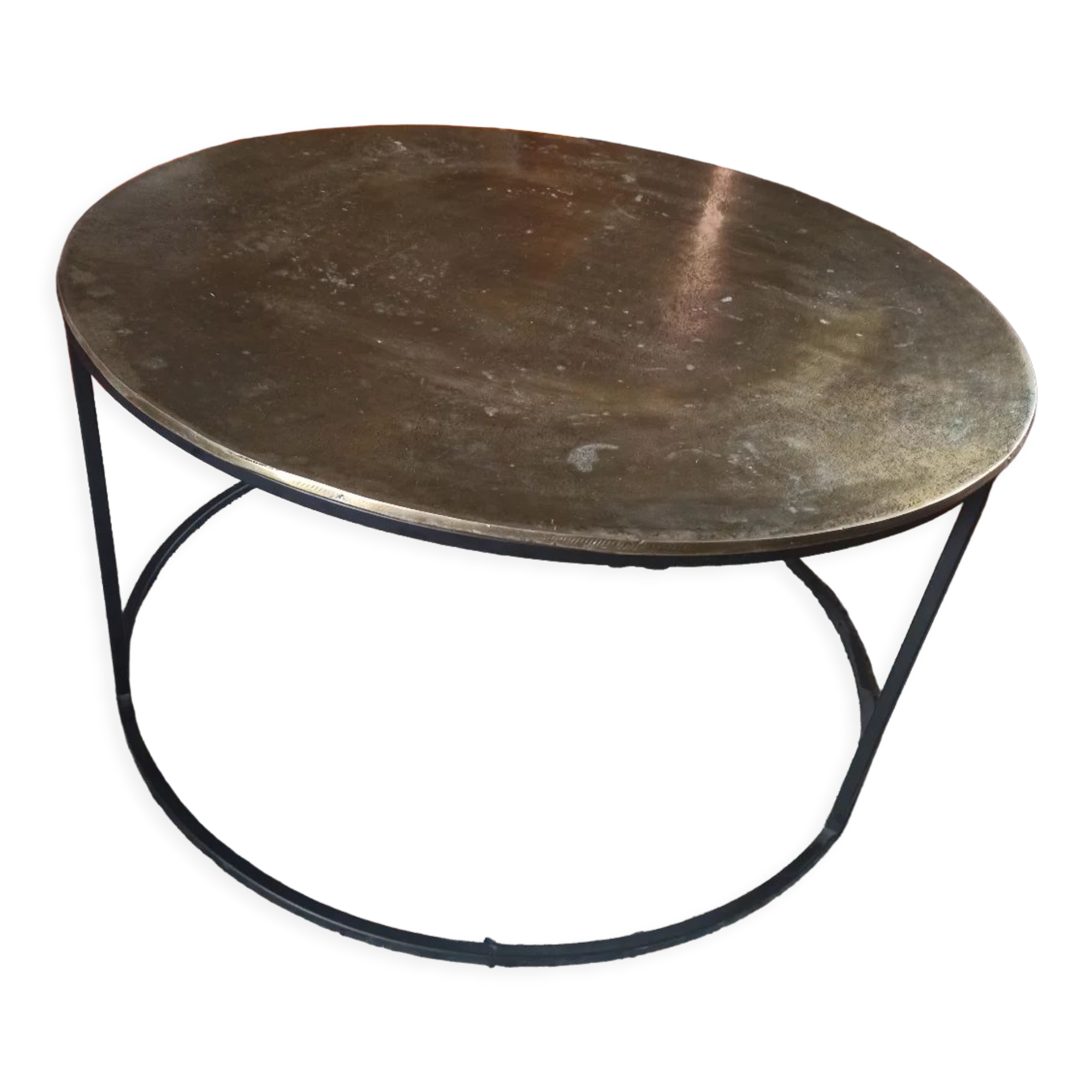 Metal round table
