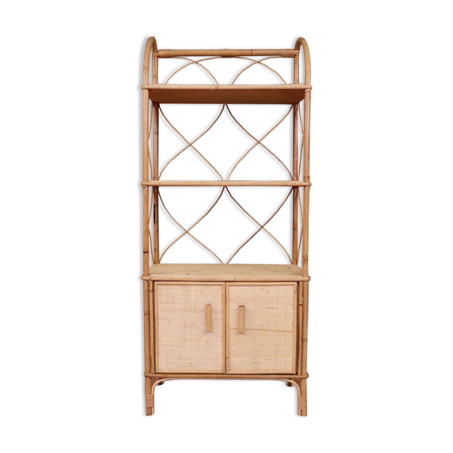 Stepper shelf Rattan
