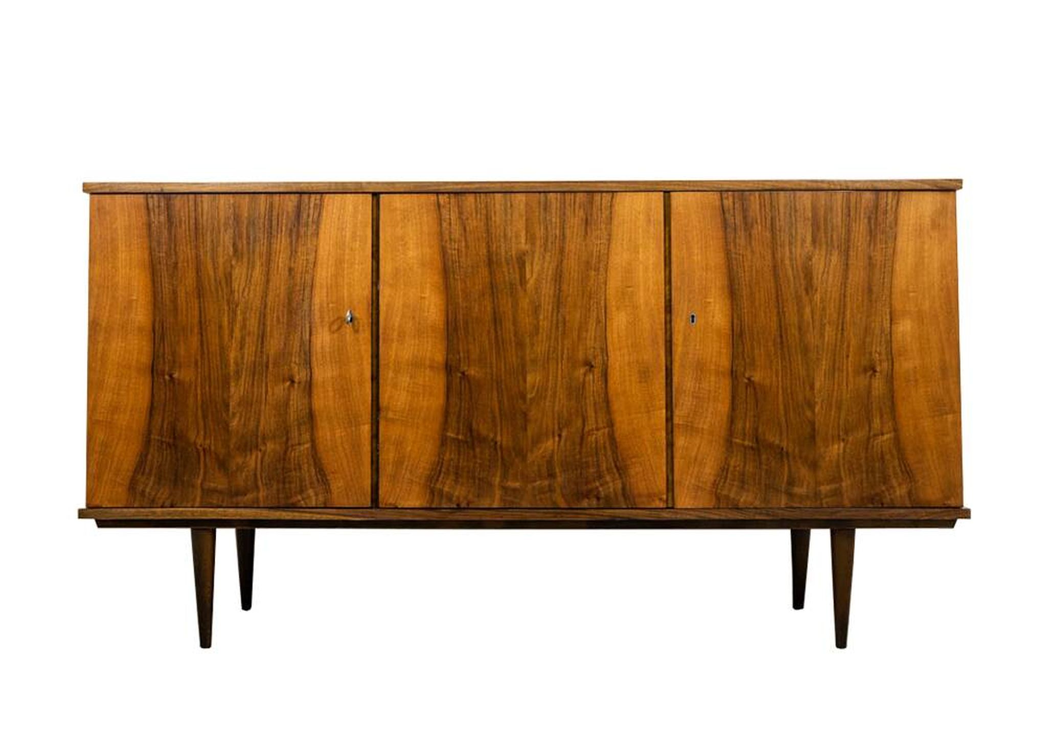 Buffet vintage en noyer de la marque Lfm, Pologne, années 1970