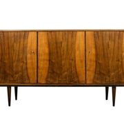 Buffet vintage en noyer de la marque Lfm, Pologne, années 1970