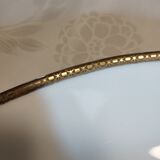 Set of 2 antique porcelain dishes gareis waldassen bavaria white with gold border