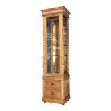 1920 oak museum display case