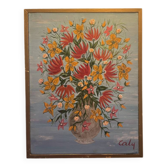 Oil on canvas by Odette Caly.