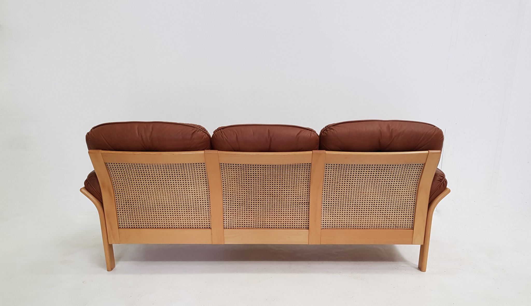 Sofa edited by Ulferts Sweden Wooden Structure, canna 1960s