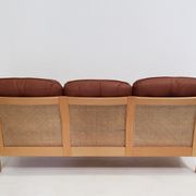 Sofa edited by Ulferts Sweden Wooden Structure, canna 1960s