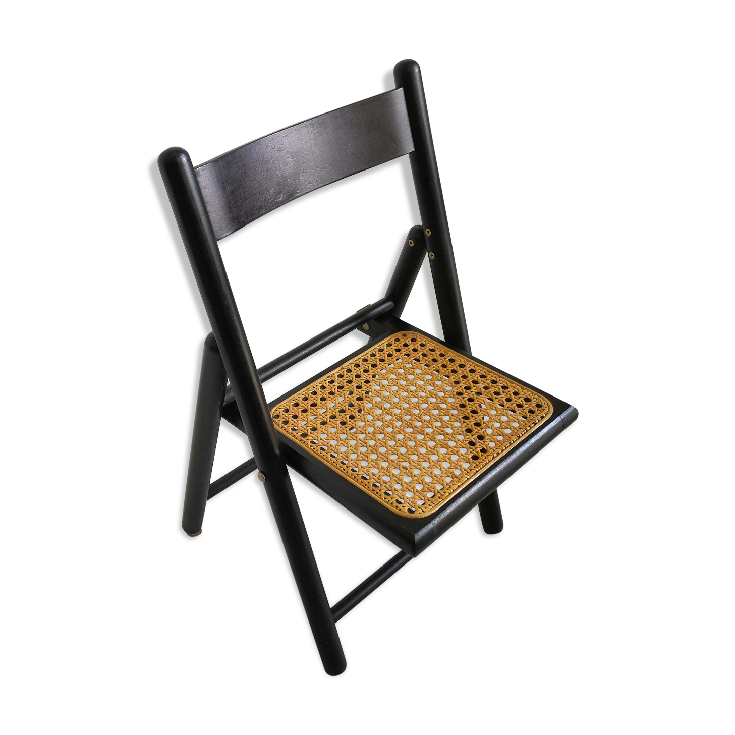 Vintage canage child folding chair