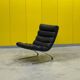 COR "Sinus" Chaise Longue Cantilever – Cuir Noir & Acier (1976)