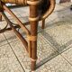 Fauteuil en osier vintage