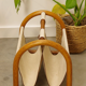Vintage wooden magazine racks