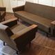 Danish Club armchairs 60s 70 khaki
