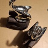 Wooden elephant bookends