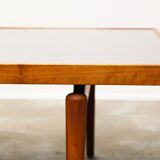 Large metal carved coffee table by Heinz Lilienthal