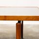 Large metal carved coffee table by Heinz Lilienthal