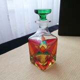 RCR Crystal Perfume Bottle Colorful Cloisonné Décor